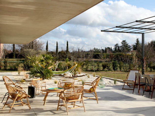 Ambiance plage pour ce jardin de ville