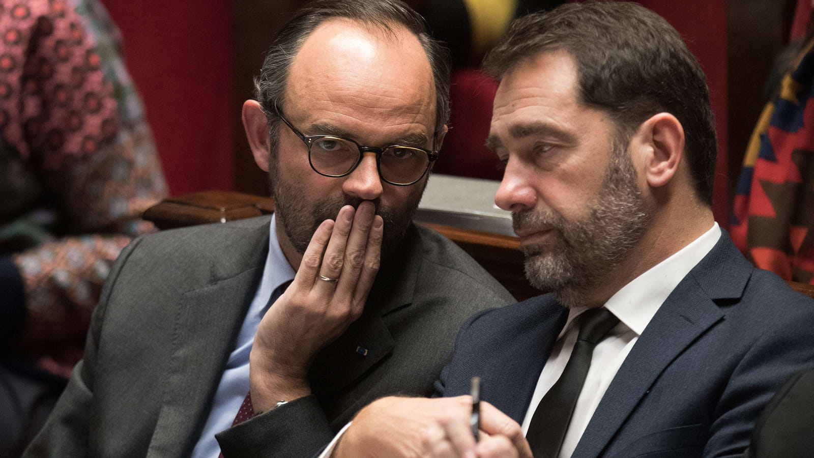 Christophe Castaner et Édouard Philippe