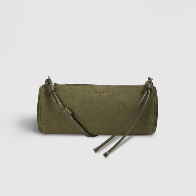 Olive Miffy Barrel Shoulder Bag