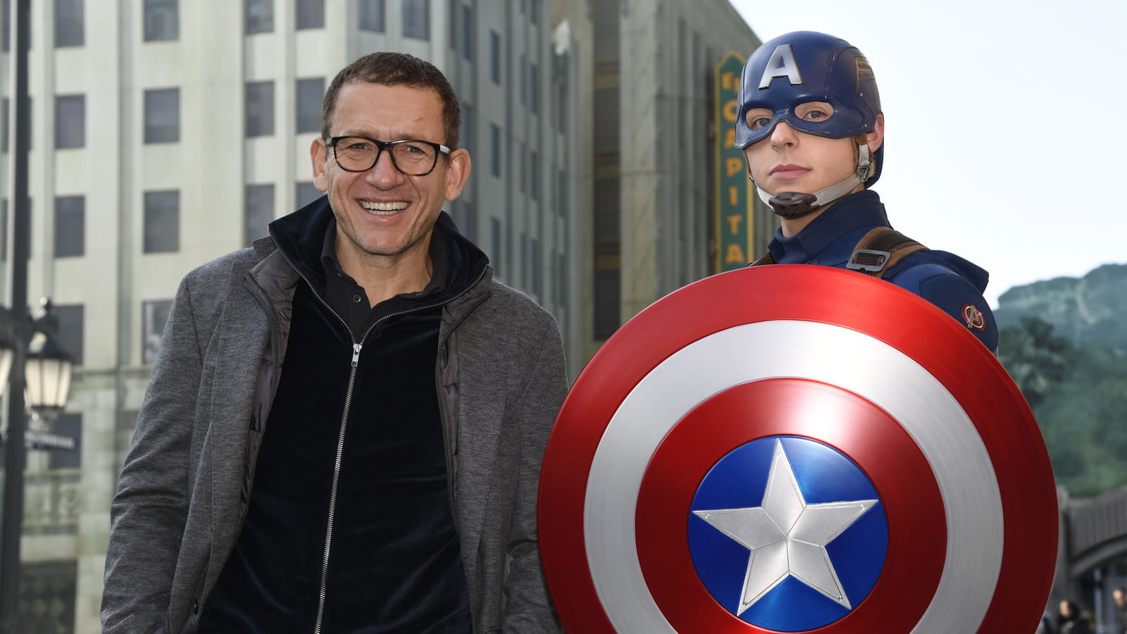 Dany Boon et Captain America