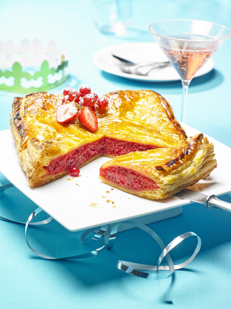 Recette de Galette des rois aux fruits rouges