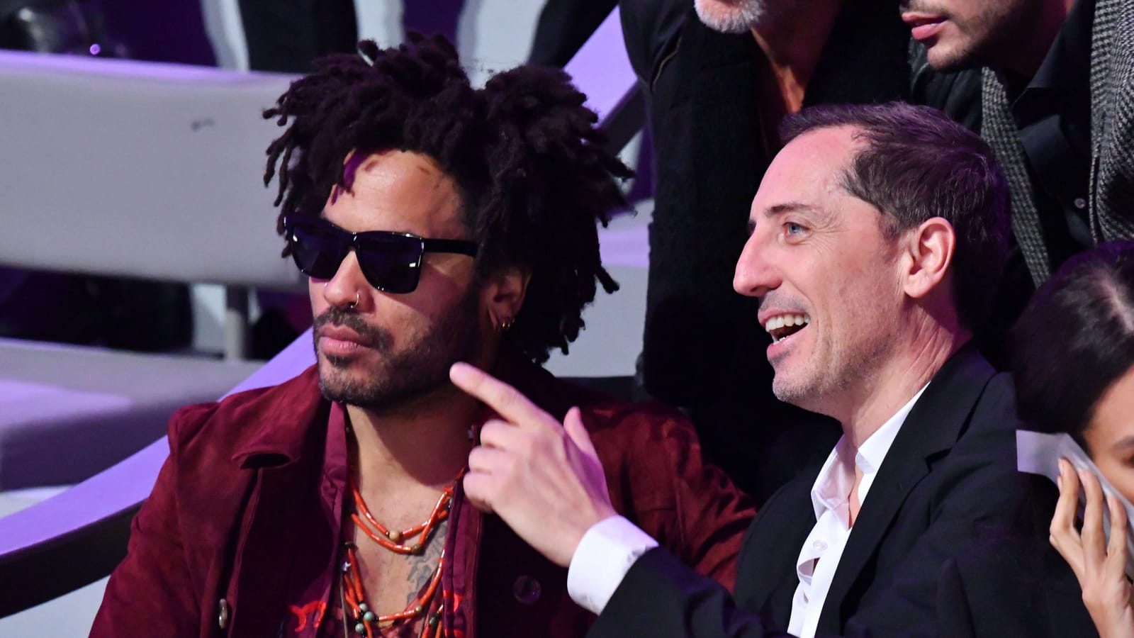 Gad Elmaleh et Lenny Kravitz