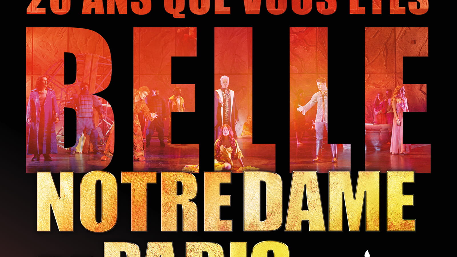 Spectacle Notre-Dame de Paris, au Palais des Congrès