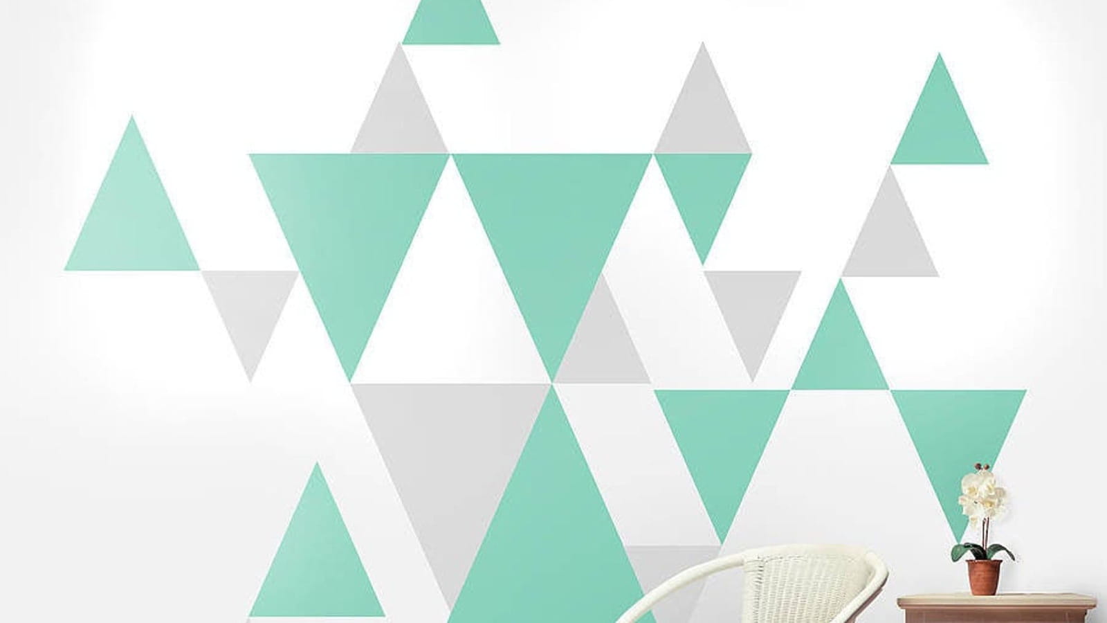 Turquoise et gris