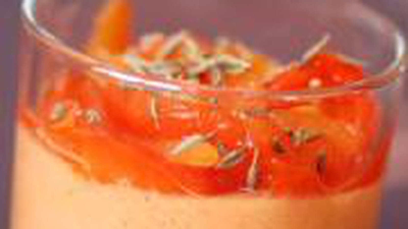 Mousse de poivrons rouges et ricotta
