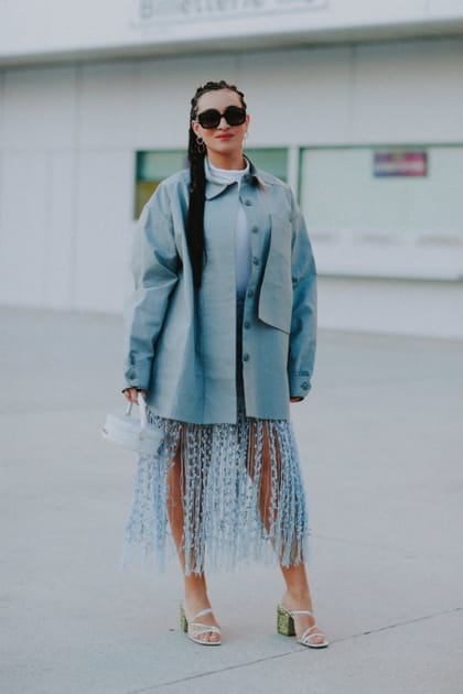 Camelia Jordana au d&eacute;fil&eacute; Jacquemus