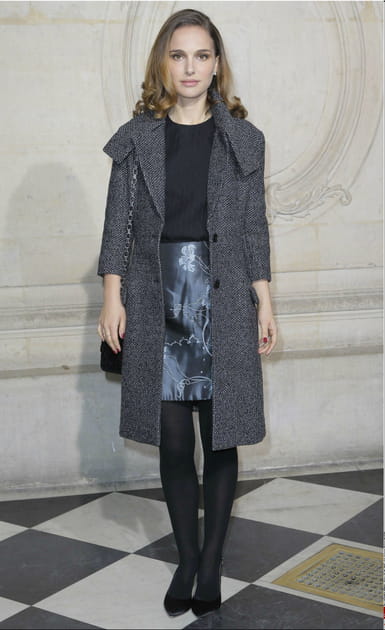 Natalie Portman, ravissante au défilé Christian Dior Couture