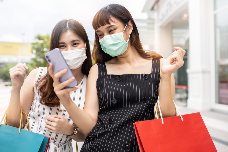 Le Covid-19 a bouleversé les habitudes d'achats des Français