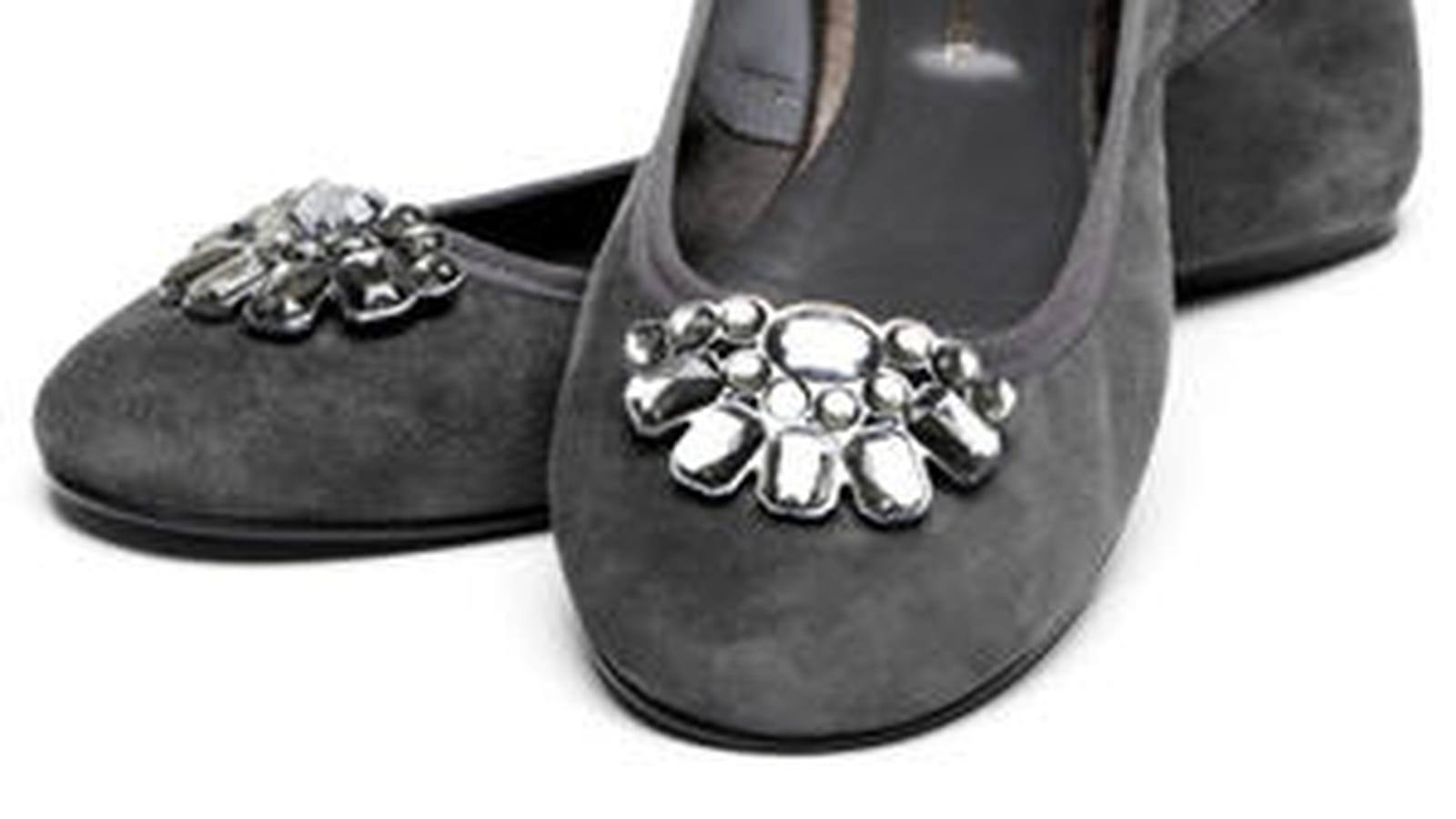 Ballerines en daim grises de Gérard Darel