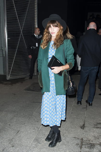 Lou Doillon au défilé Saint Laurent