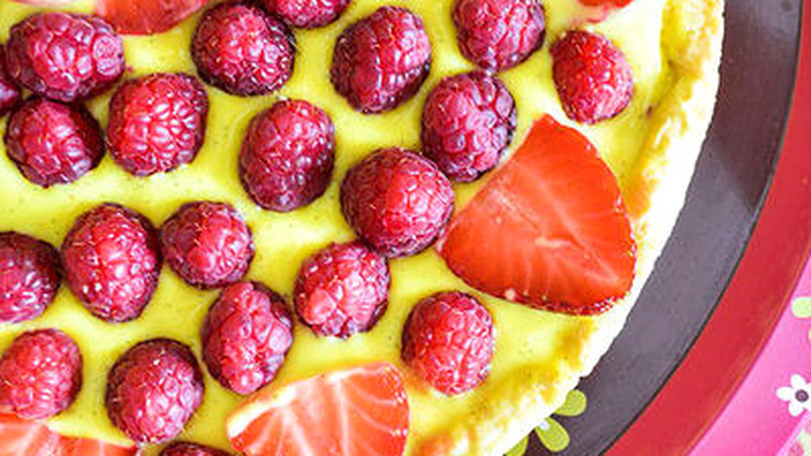 Tarte fraises et framboises