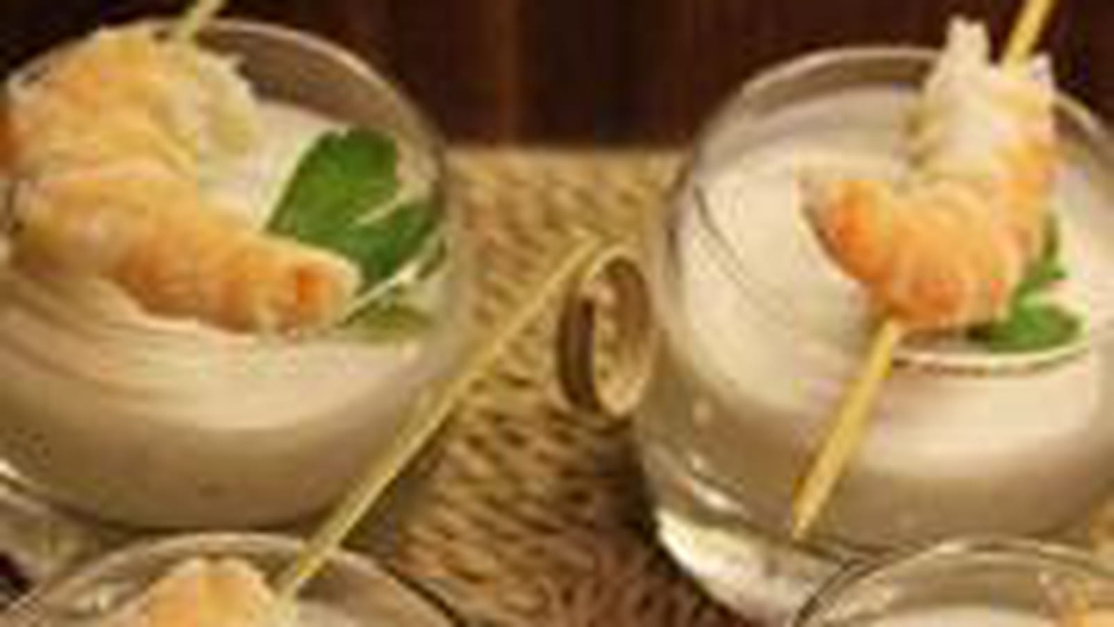 Soupe banane et crevette