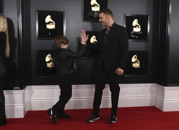 Ricky Martin et son fils Matteo aux Grammy Awards