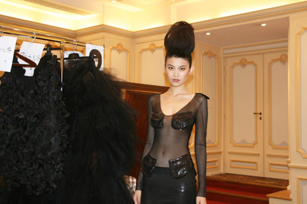 La séance d'habillage