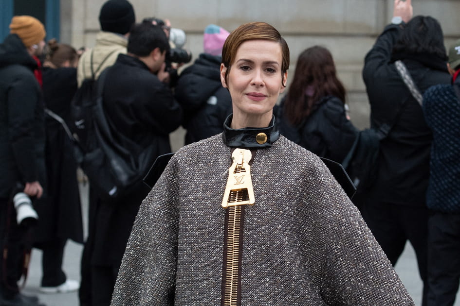 Sarah Paulson, sage avec sa coupe au gel