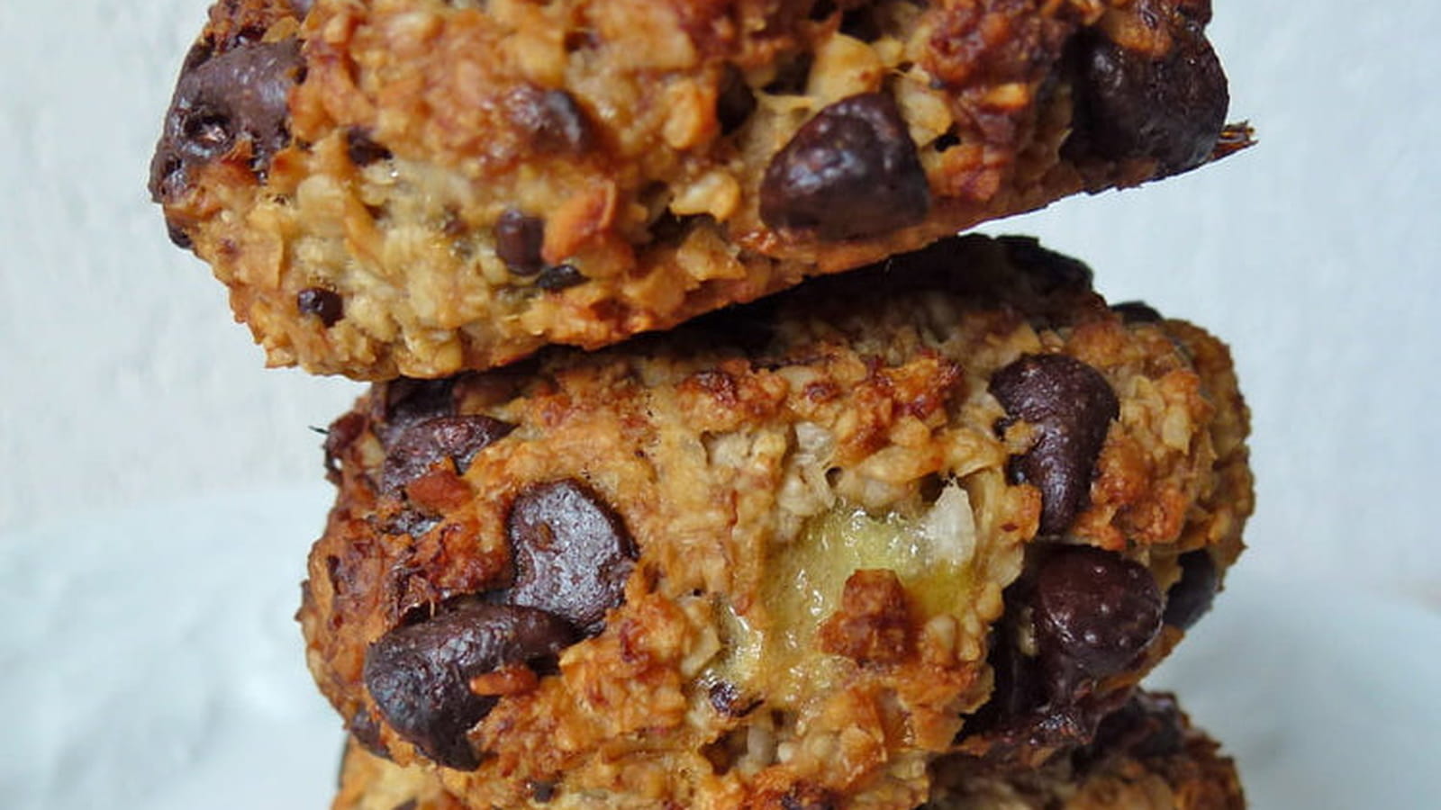 Cookies moelleux chocolat banane vegan