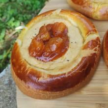 Brioches à la crème et à l'abricot : Etape 10
