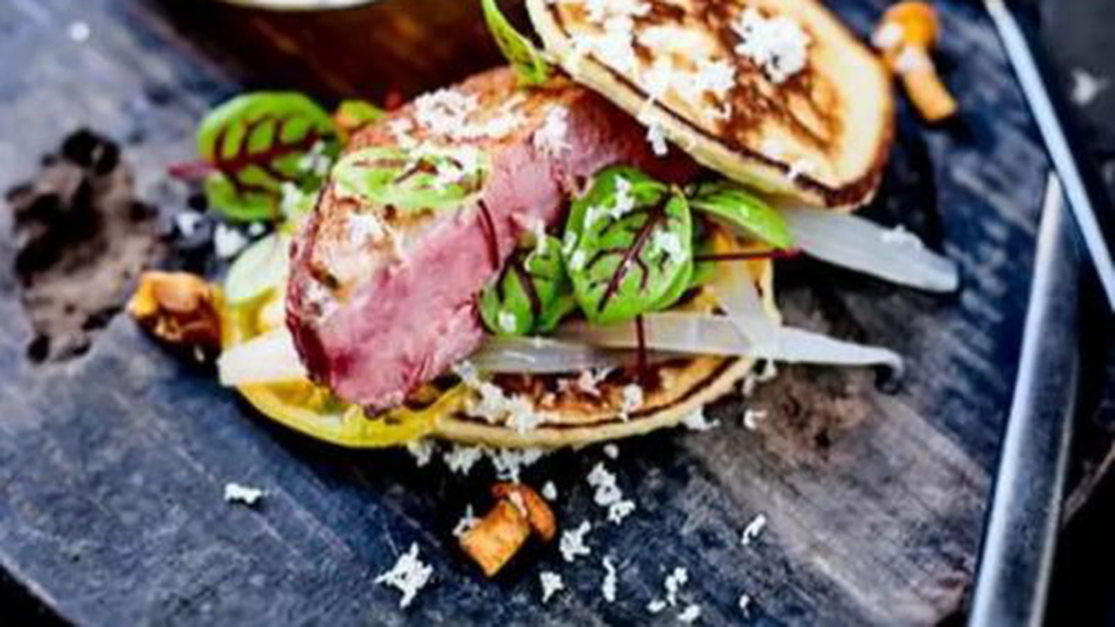 Burger de canette et Crêpes Vonnassiennes