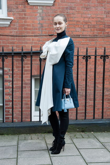 Street style &agrave; Londres : le gros n&oelig;ud