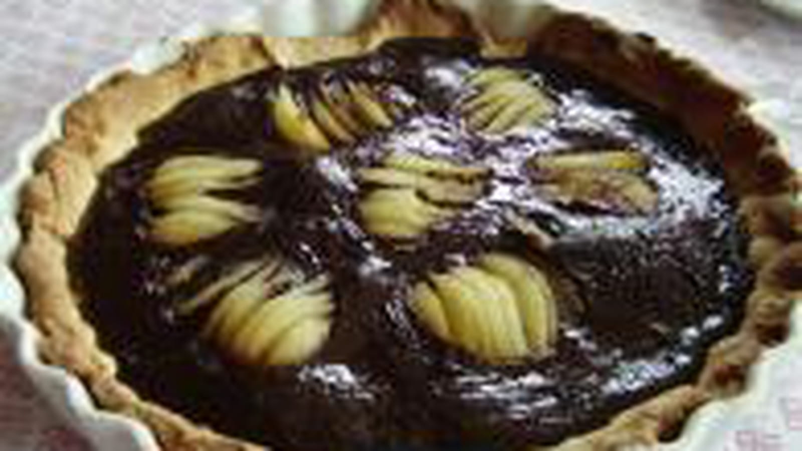 Tarte poires-chocolat