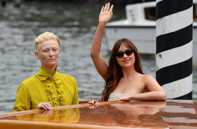 Salutations de Tilda Swinton et Dakota Johnson