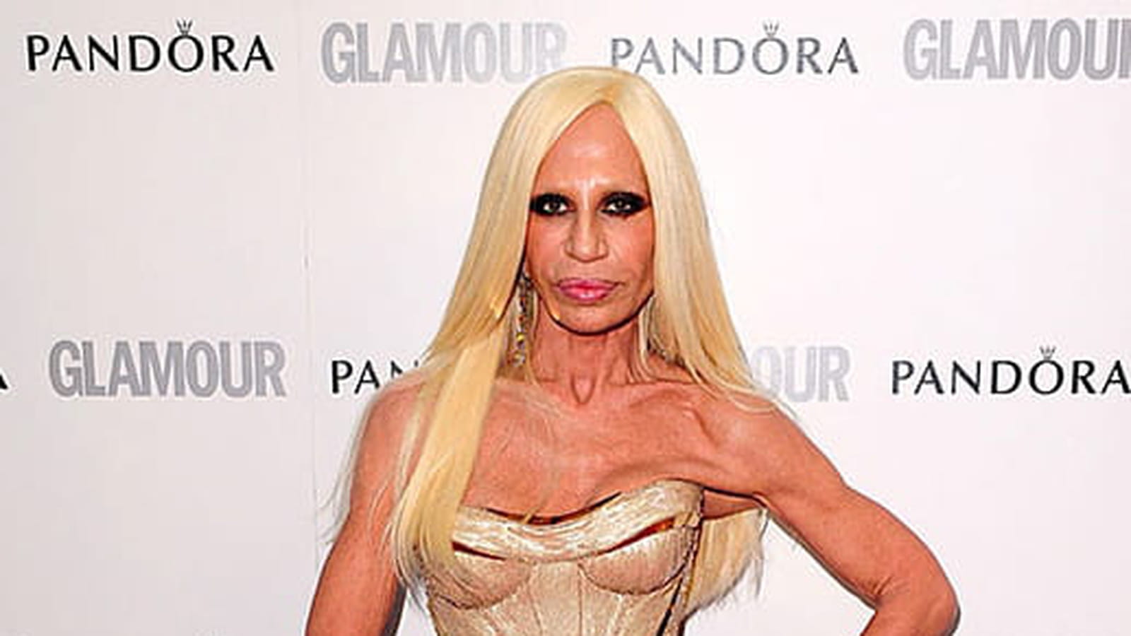 Donatella Versace le 29 mai 2012