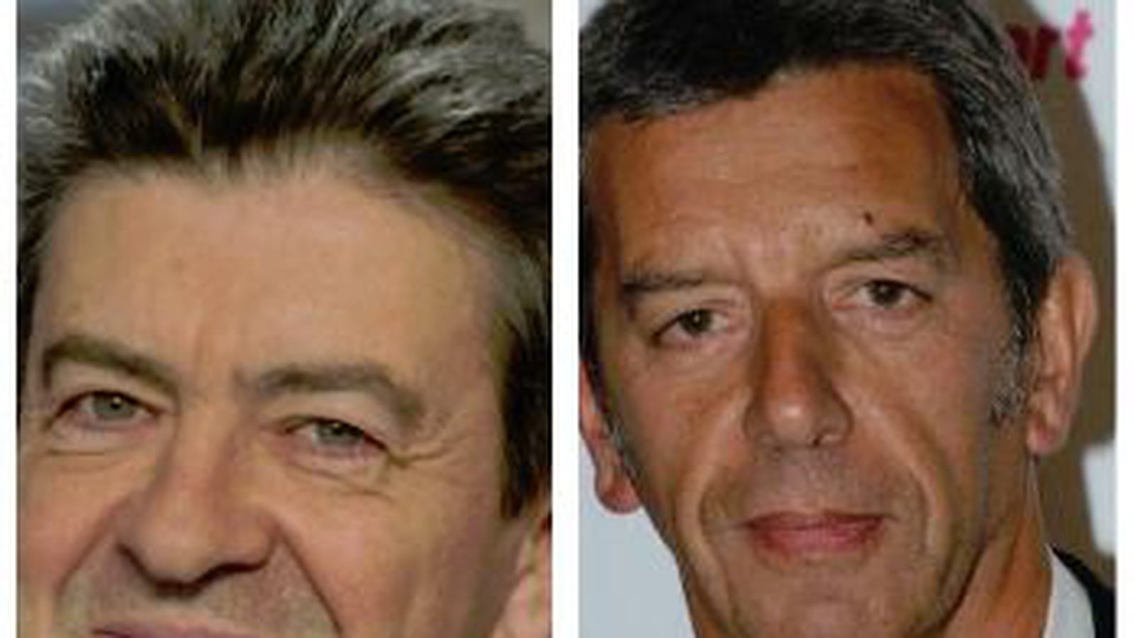 Michel Cymes et Jean-Luc Mélenchon