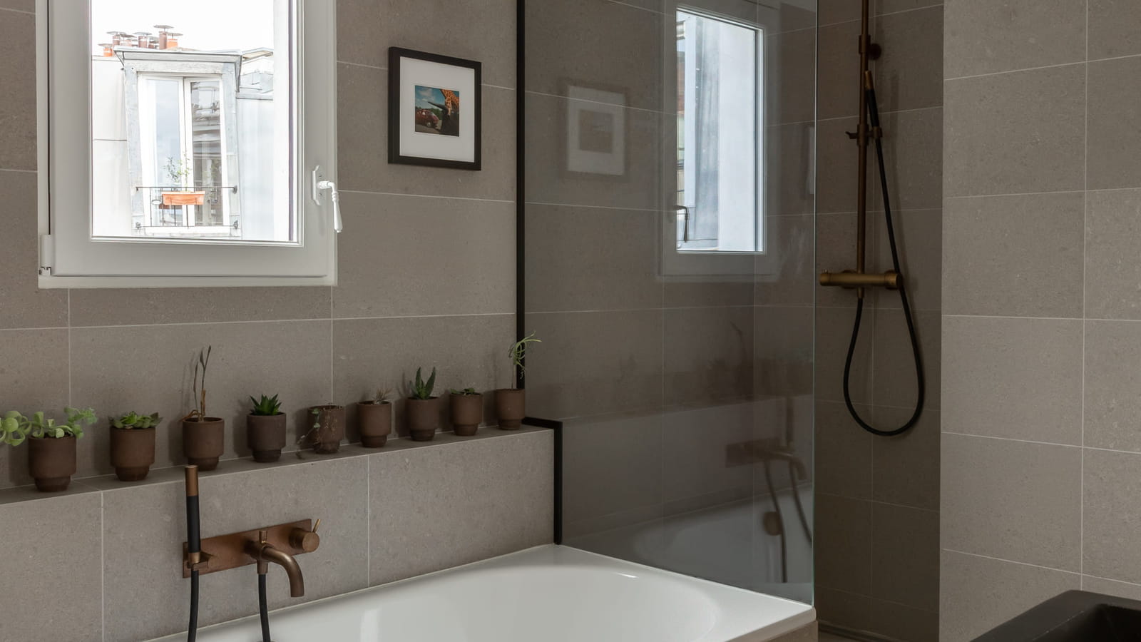 Salle de bains du couple 