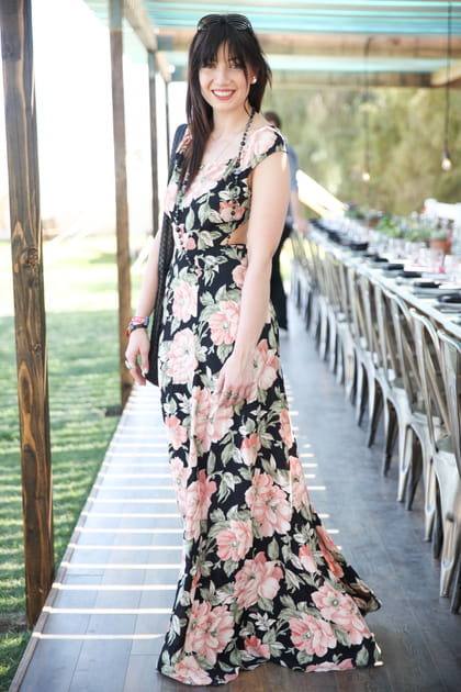 Daisy Lowe, fille en fleurs