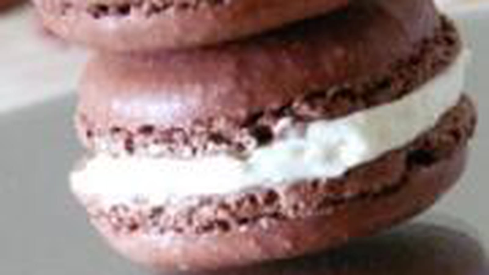 Macarons chocolat Yuzu