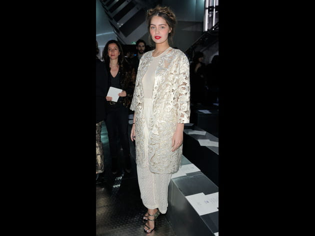 Marie-Ange Casta au d&eacute;fil&eacute; H&M