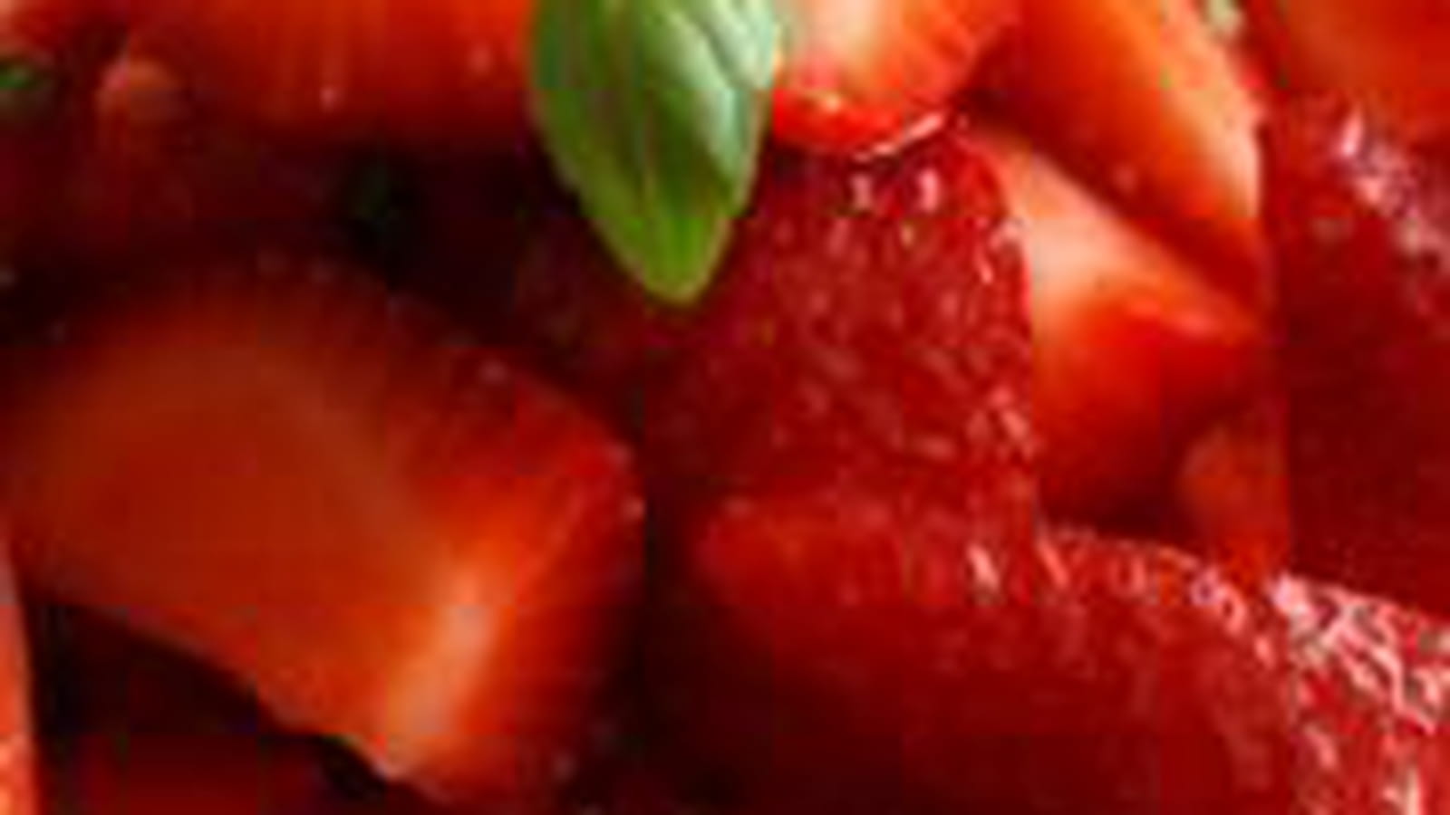 Fraises et basilic