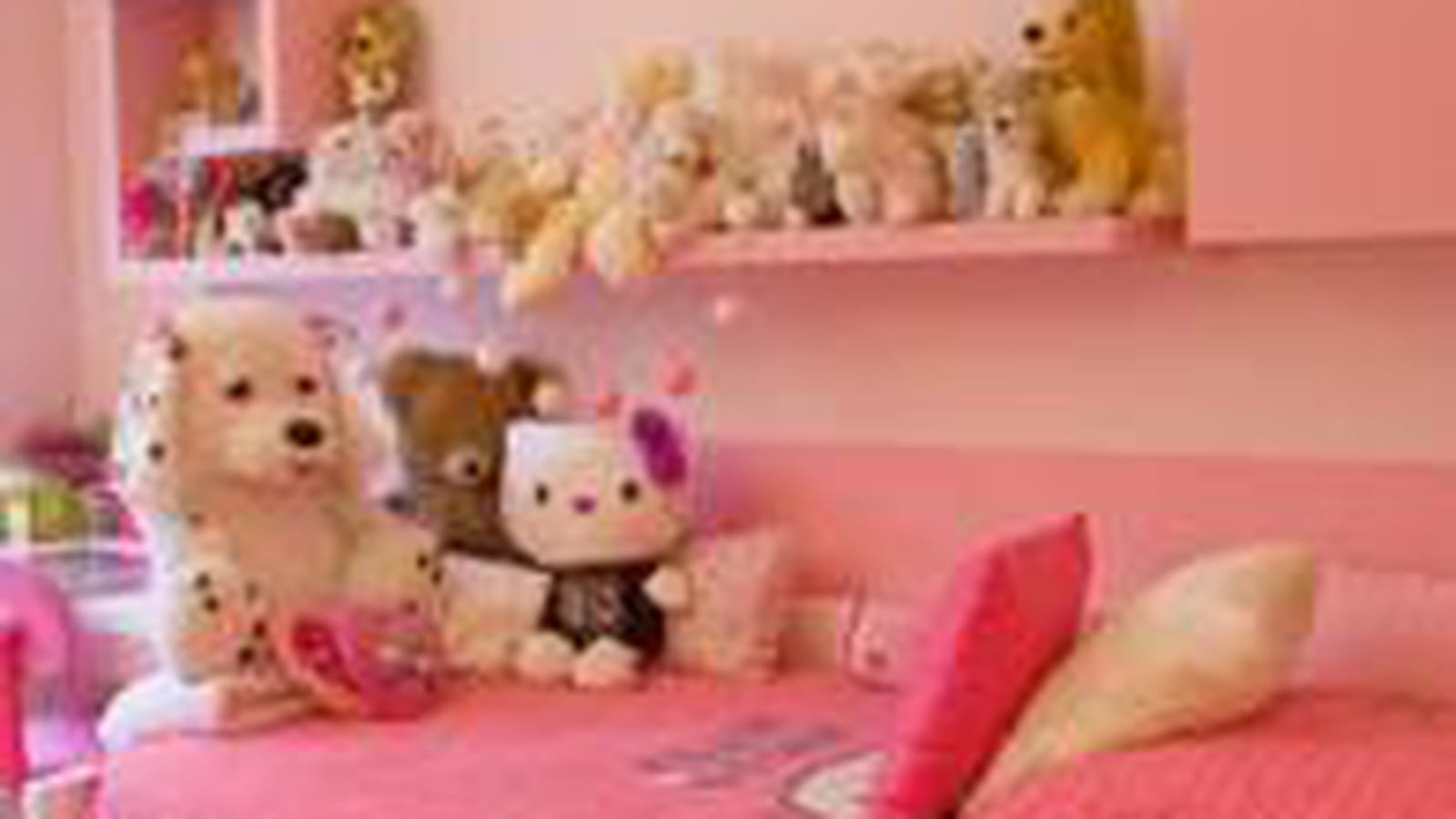 Peluches au pays du rose