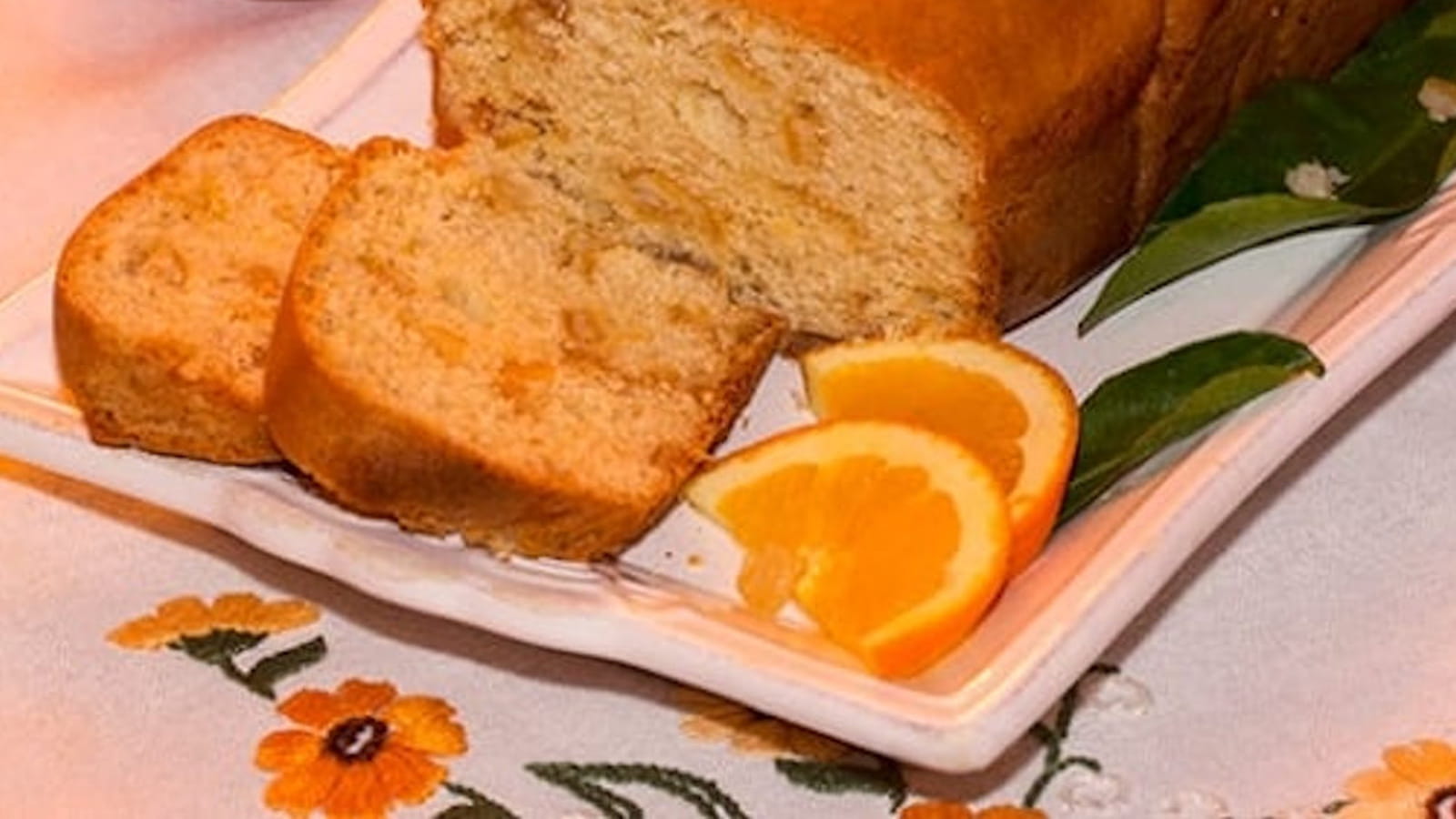 Cake aux oranges confites et à la fleur d’oranger