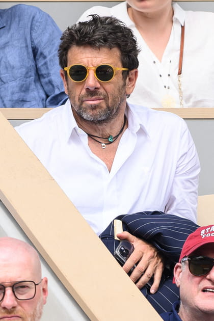 Patrick Bruel, aperçu dans les gradins de Roland-Garros