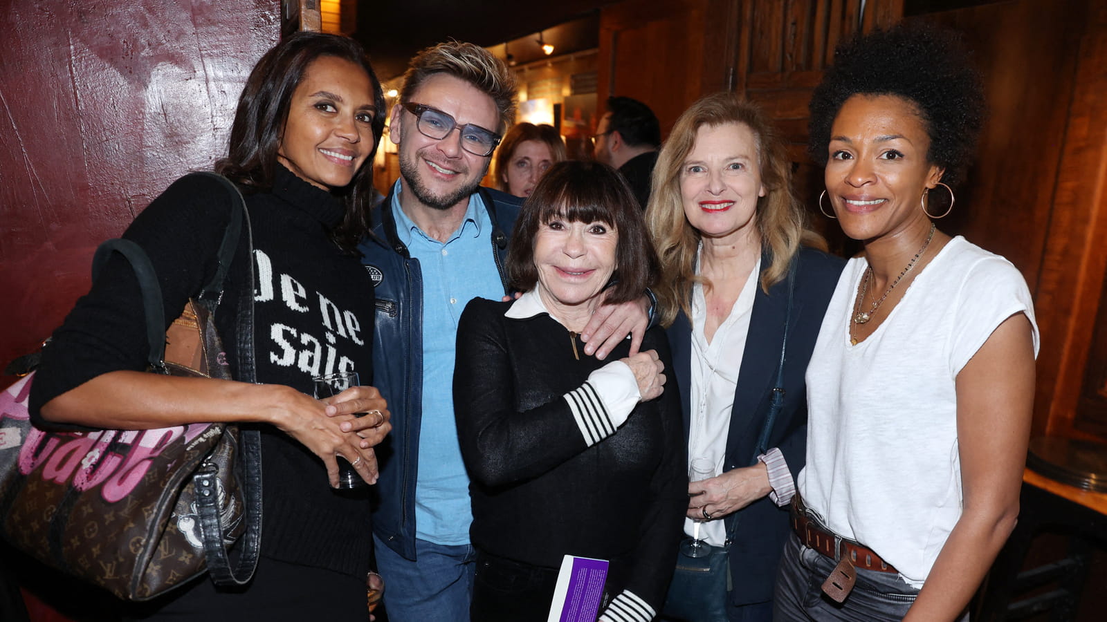 Karine Le Marchand, Jeanfi Janssens, Danièle Evenou, Valérie Trierweiler et Rachel Khan