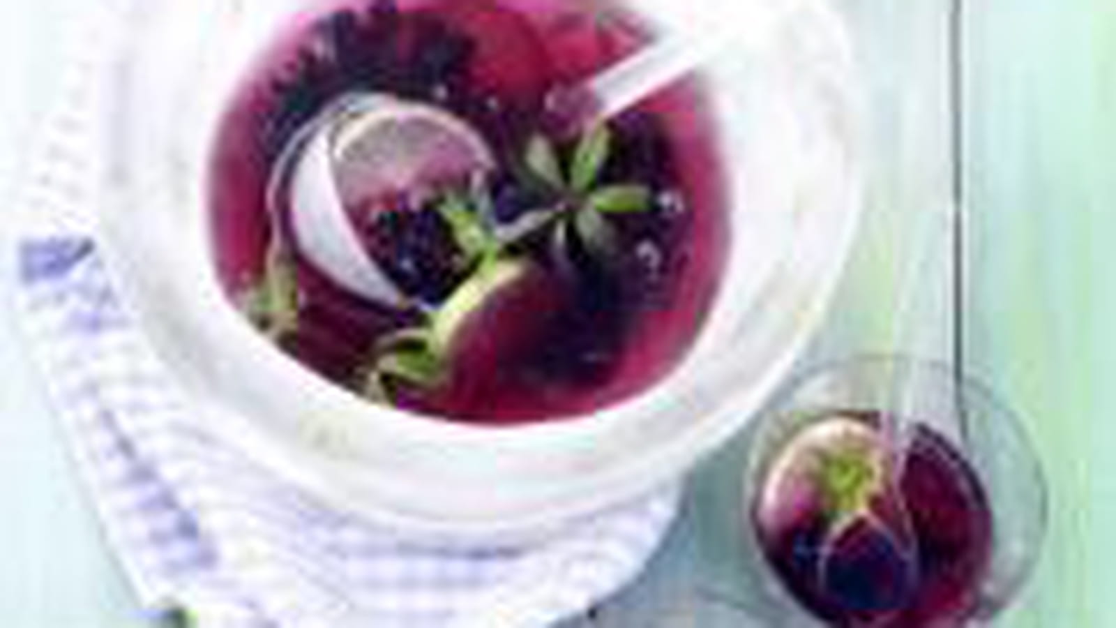 Punch aux myrtilles