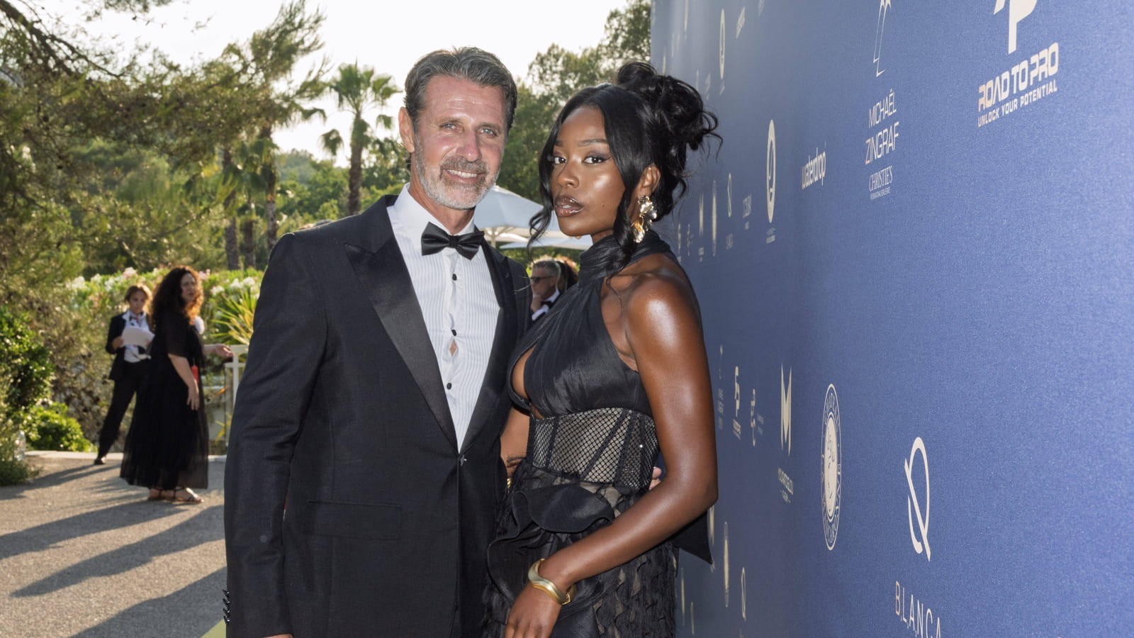 Clarisse Agbegnenou et Patrick Mouratoglou