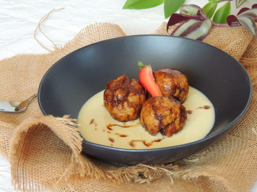 Dumplings noix de coco et chocolat