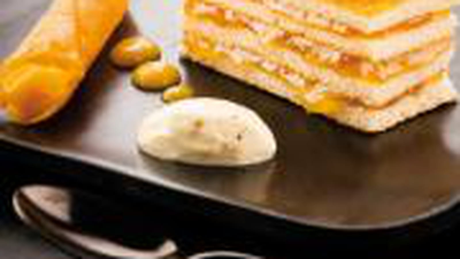 Ananas rôti espuma passion