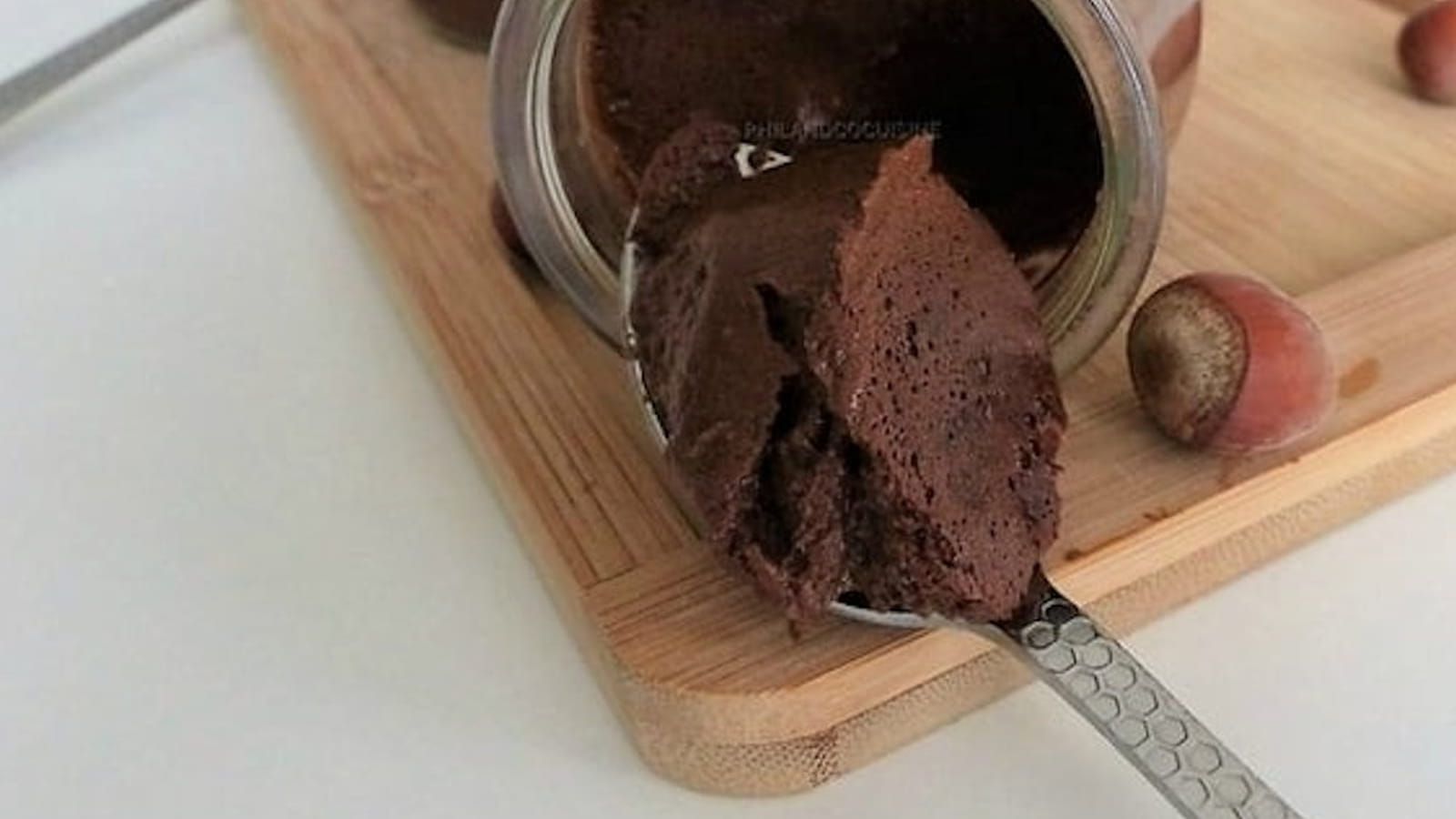 Crème chocolat-noisette vegan express