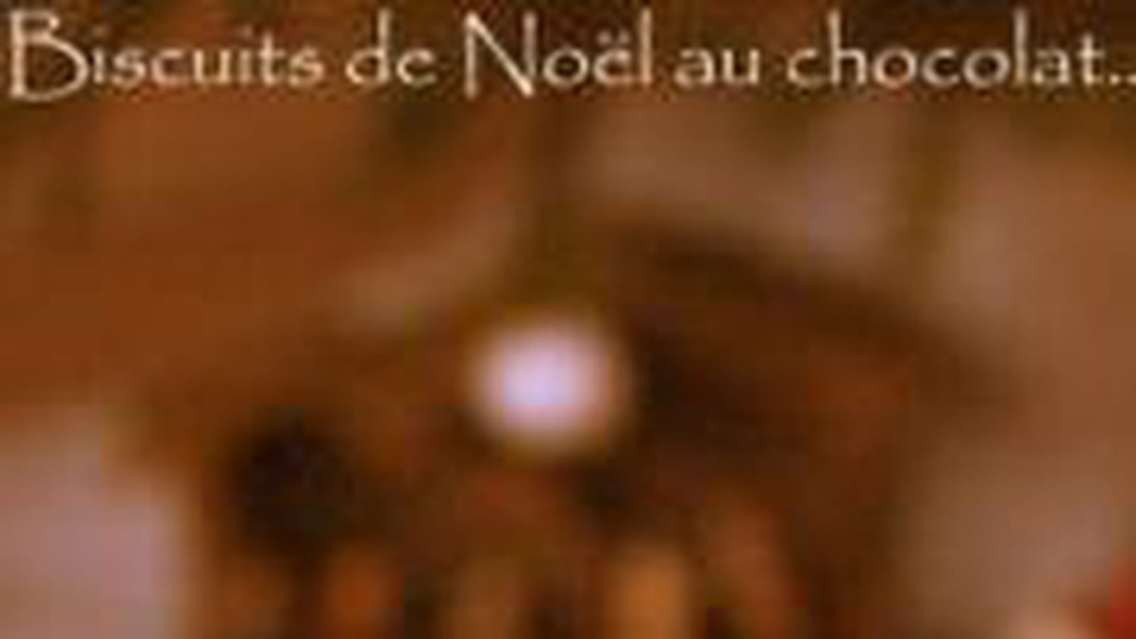 Biscuits de Noël au chocolat