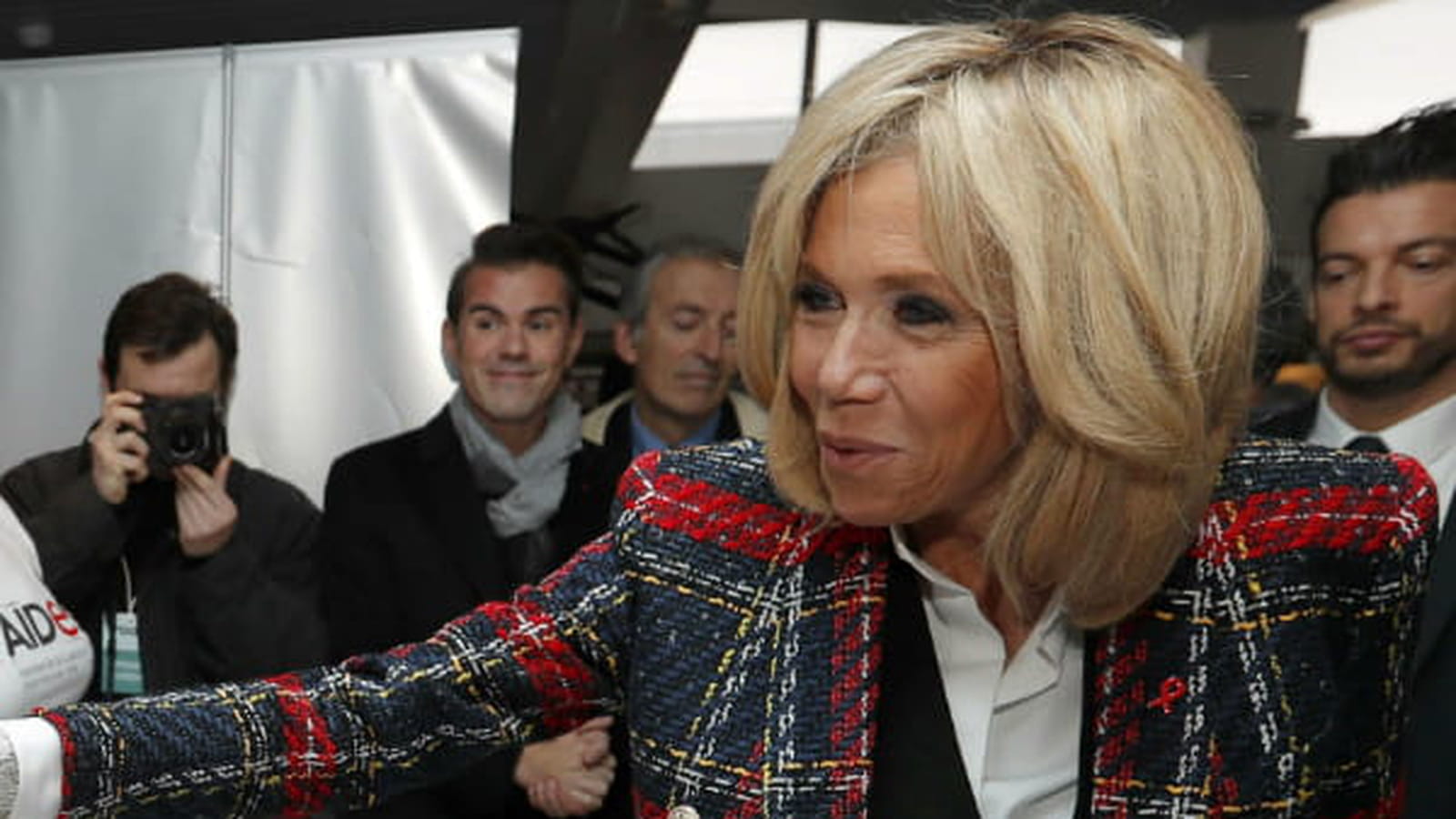 Brigitte Macron le 1er décembre 2017