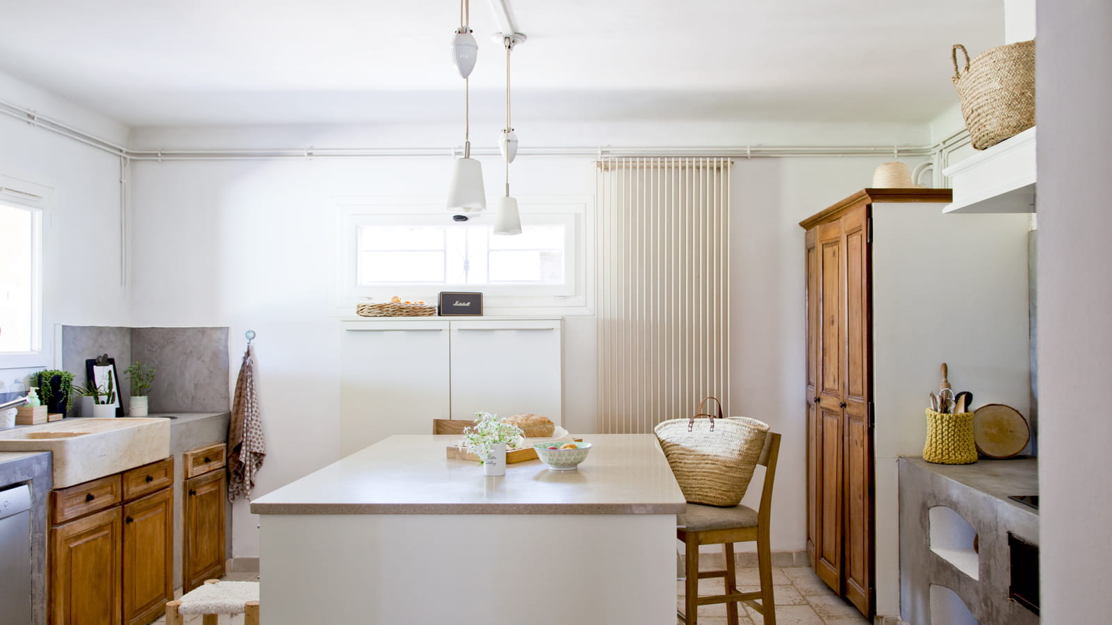 Cuisine blanche campagne 