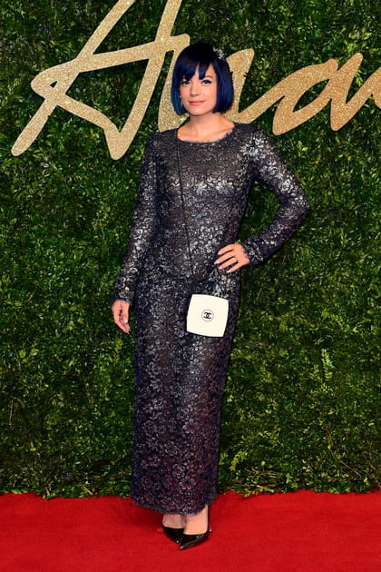 Lily Allen aux British Fashion Awards 2015