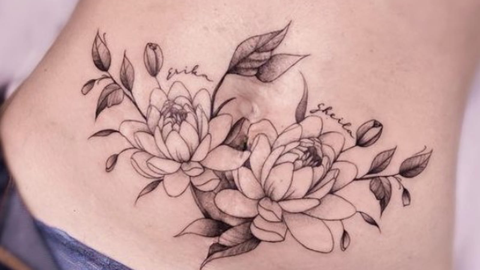 Fleurs de lotus et prénoms 