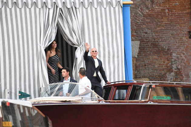 Lauren Sanchez et Jeff Bezos arrivent &agrave; bord de leur vaporetto&nbsp;: les futurs mari&eacute;s sont &agrave; Venise&nbsp;!