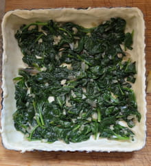 Tarte printanière au saumon et avocat : Etape 1