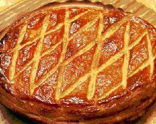 Galette des rois à la frangipane allégée