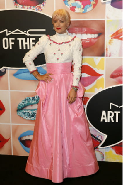 Lily Allen à la soirée "The art of the lip" de MAC Cosmetics